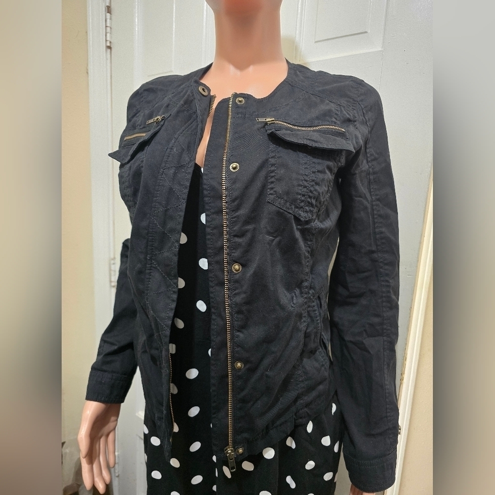 Express Black Utility Jacket for Women